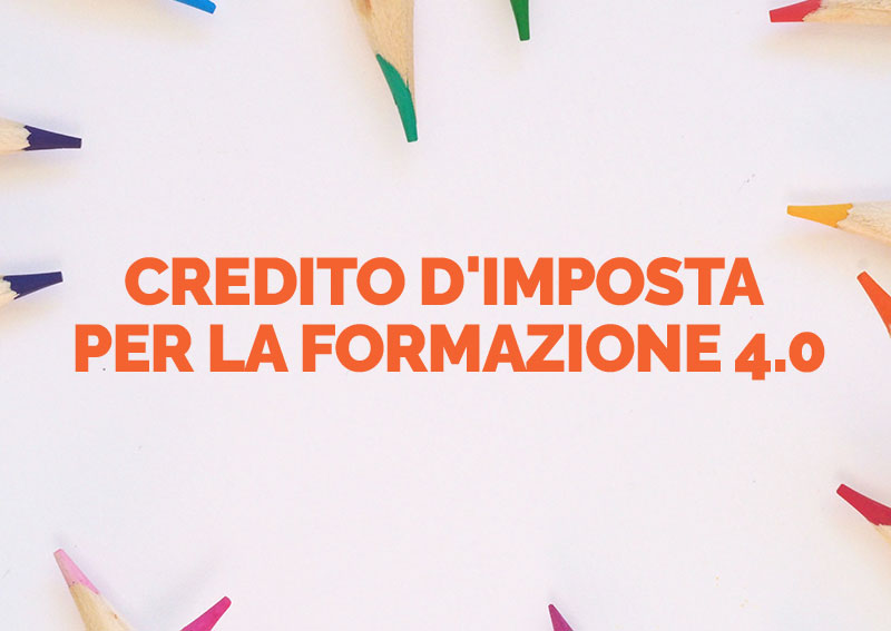 credito d'imposta formazione 4.0